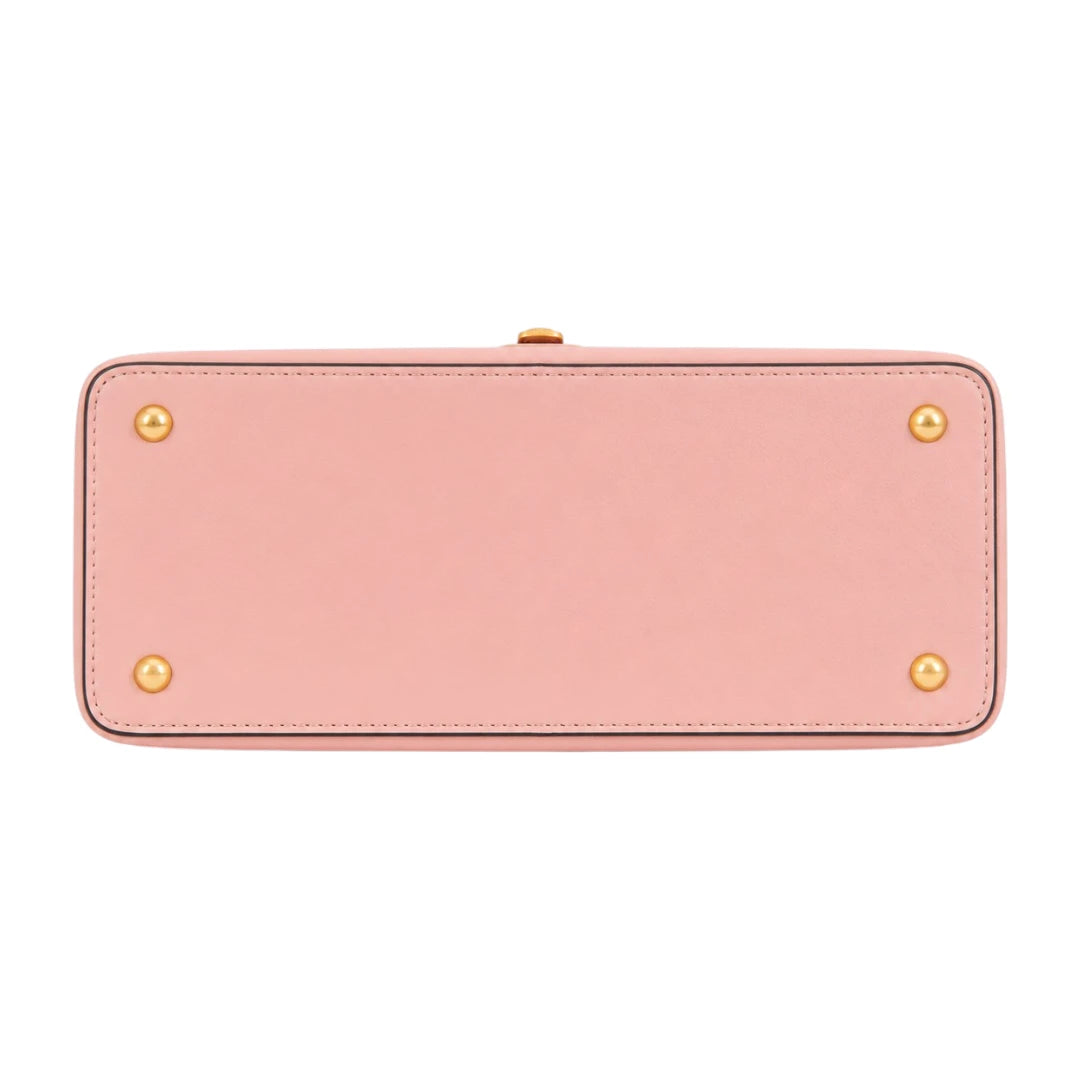 Bagique Pink Roselle Signature Top Handle Bag