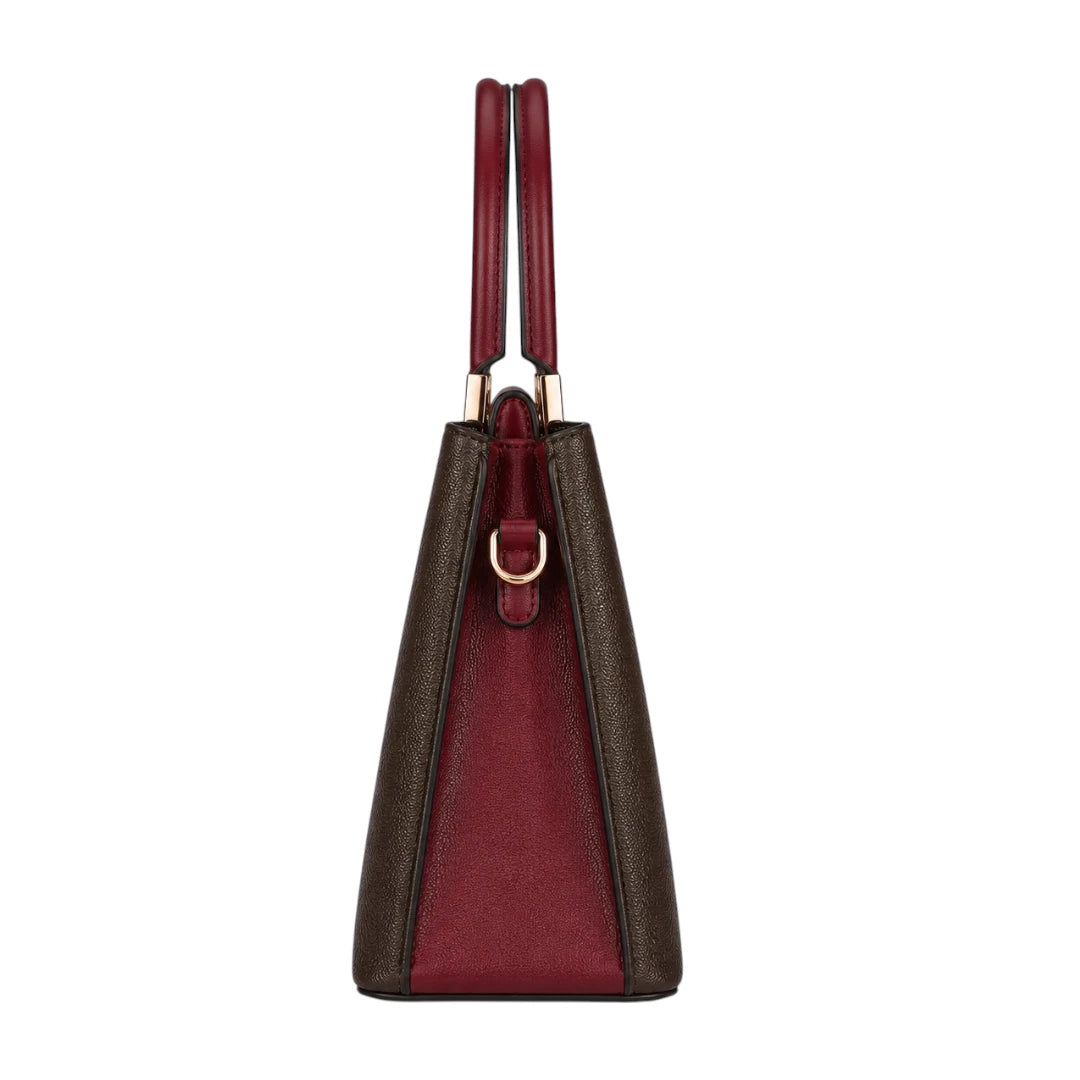 Bagique Red Royale Executive Tote Bag
