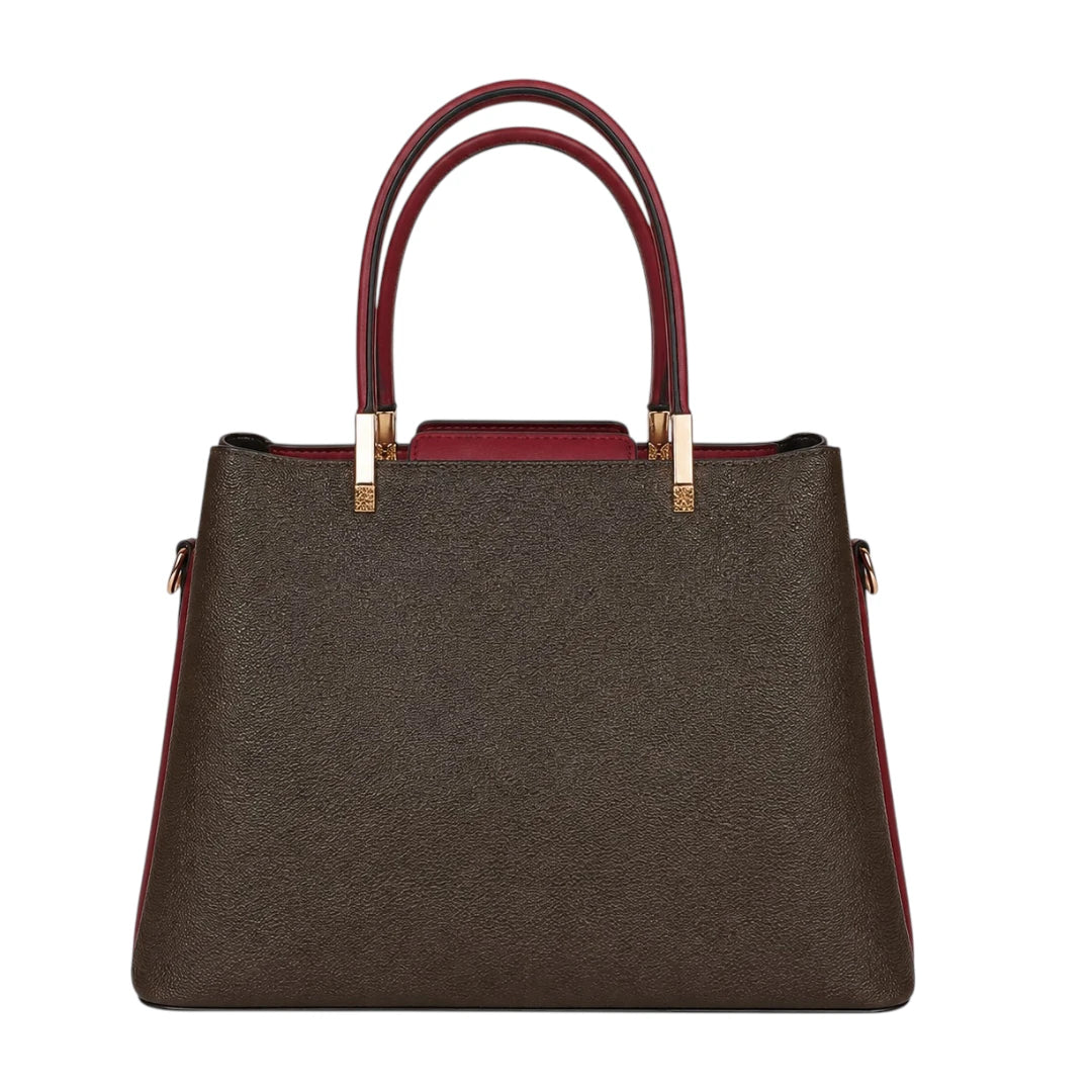 Bagique Red Royale Executive Tote Bag
