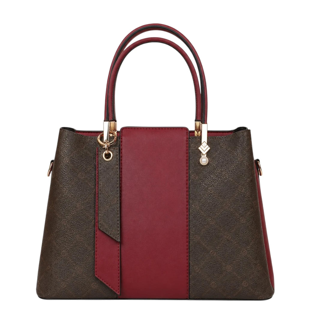 Bagique Red Royale Executive Tote Bag